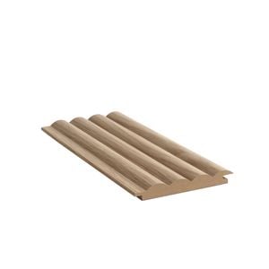 Easycraft Ikara Convex General Purpose 15mm 2700x118mm Ecru Oak Pack of 4