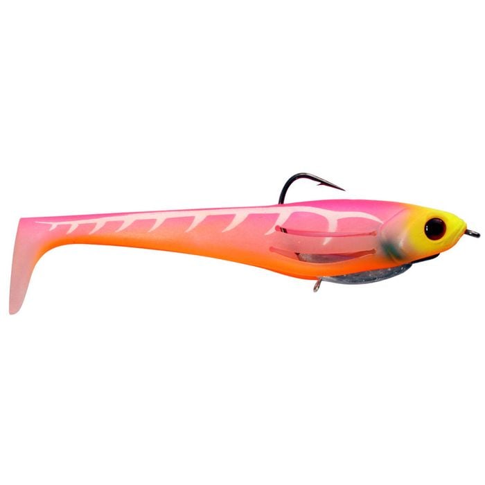 Zerek Flat Shad Pro 3.5 Col FAB Snagless Soft Plastic Fishing Lure"