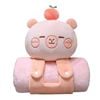 Catzon 80x100cm Rolling Blanket Portable Soft Cute For Kids Sleeping Bag Parties-pink