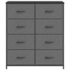 Ufurniture Chest of 8 Drawers Fabric Storage Cabinet Gray