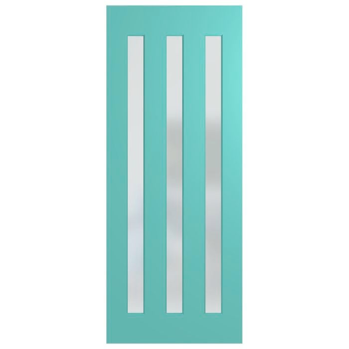 Hume Doors 1980 x 810 x 40mm Nexus 30 Entrance Door Glazed Etchlite