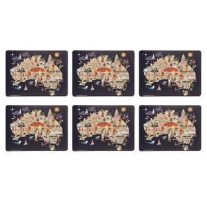 Ashdene Land Down Under Set Of 6 Placemats