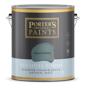 Porter's 2L Hailstorm Eggshell Finish Broadwall Washable Paint