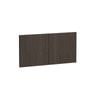 Kaboodle 750mm Truffle Oak Modern Overhead Doors - 2 Pack