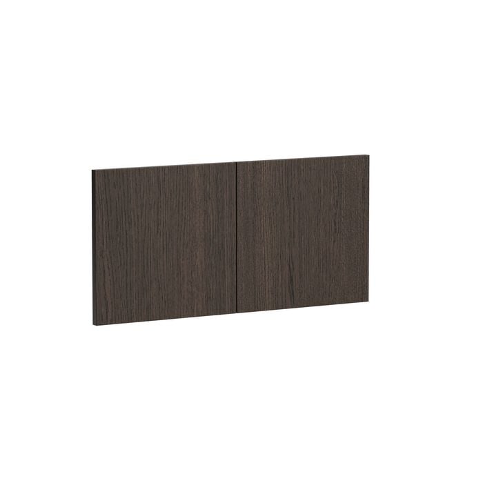 Kaboodle 750mm Truffle Oak Modern Overhead Doors - 2 Pack