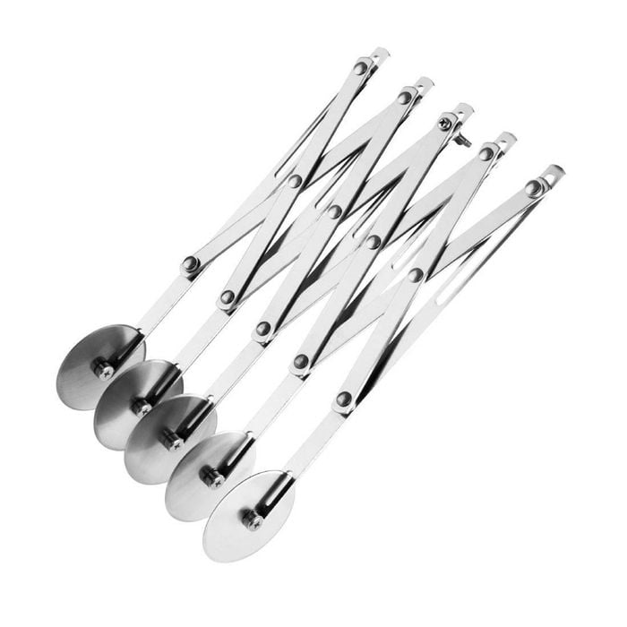 Vogue 5 Wheel Dough Cutter Expandable Stainless Steel Cs850 57x245x485mm