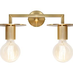 Cougar Lighting Inka Wall Light Gold 2lt
