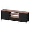 Levede Tv Stand 140cm Cabinet Entertainment Unit 5 Drawers Storage Shelves