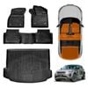 3D Floor Mats Boot Liner Set for Land Range Rover Evoque 2019-Onwards All Weather Heavy Duty Cargo Car Trunk Luggage Tray
