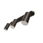 Brilliant Lighting 240V Black Coolum Triple Wall Light