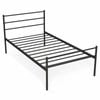 Costway Single Metal Bed Platform Bed Frame W/headboard & Footboard
