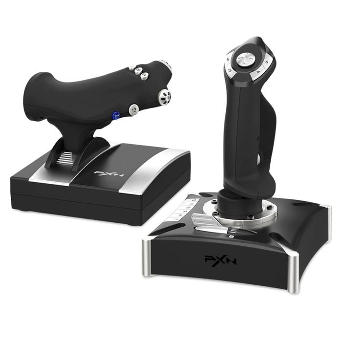 Pxn-2119pro Black Wired Flight Stick Pc Consoles Joystick Controller For Flight Simulation Games