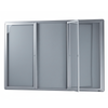 BeNoticed 3 Hinged Door Notice Case 1830x1220mm
