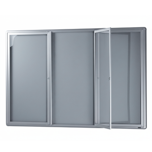 BeNoticed 3 Hinged Door Notice Case 1830x1220mm