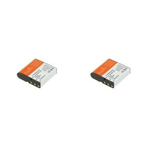 2PK Jupio Li-Ion 3.7V 1100mAh Battery For Kodak LB-060 Camera