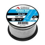 Pinnacle 1mm x 50m 316 Stainless Steel Wire Rope