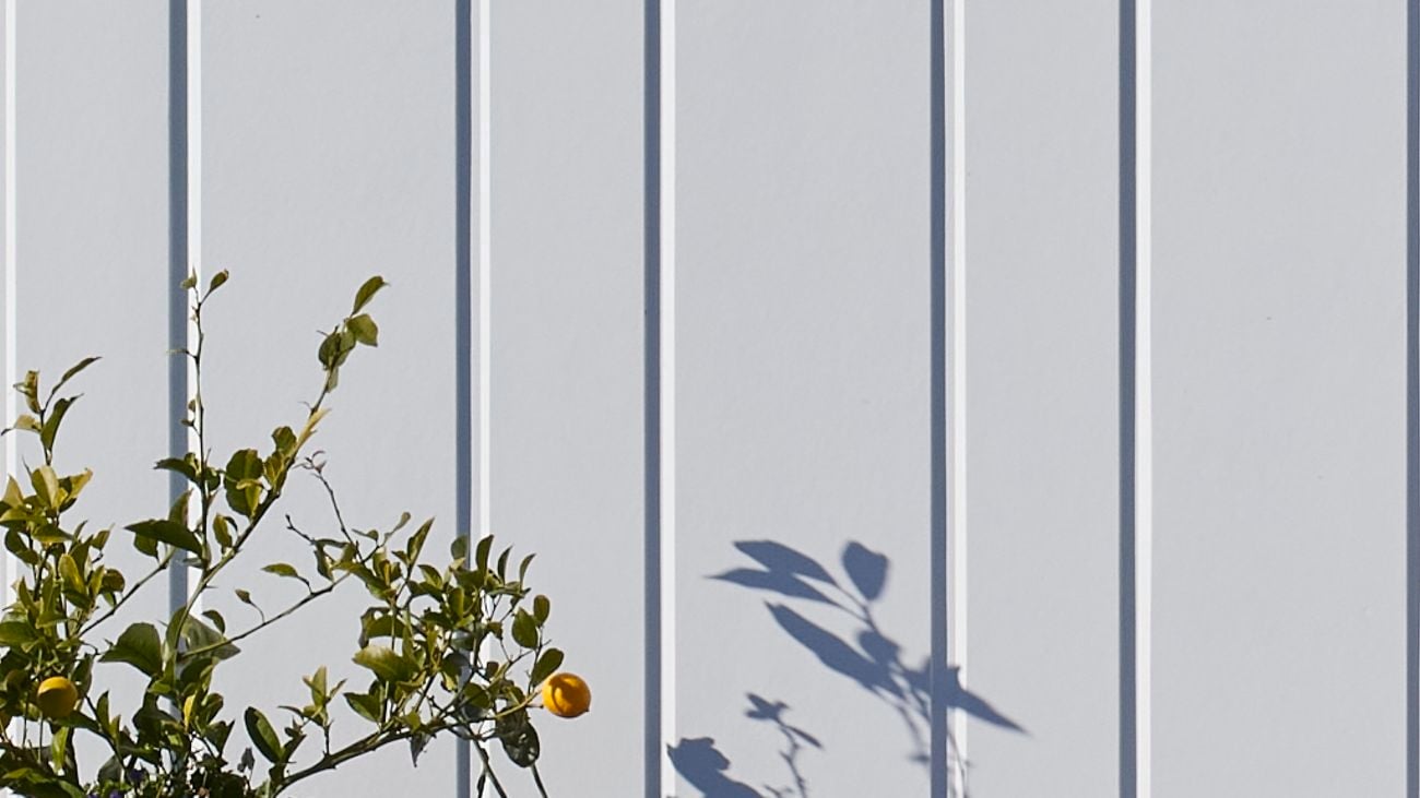 white outdoor cladding