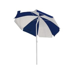 Coolaroo 1.85m Blue / White HDPE Portable Umbrella