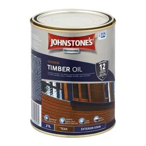Johnstone's 1L Teak Exterior Timber Oil - 1L