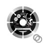 Full Boar 105mm Segmented Rim Diamond Blade