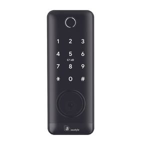 Austyle 170 x 65mm Matt Black Digital Dead Bolt Set