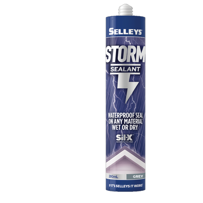 Selleys 290ml Grey Storm Waterproof Gutter And Roof Sealant