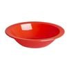 Olympia Bowls Kristallon Polypropylene Red 174mm 12 Pack Reusable Tableware
