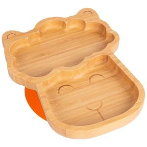 Tiny Dining Bamboo Llama Baby Feeding Plate with Suction Cup