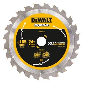 DeWALT XR 165mm 40T Extreme Runtime Circular Saw Blade DT99560-QZ