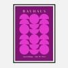 Galrie Bauhaus Geometric Art Print Modern Abstract Poster for Contemporary Spaces, Black Frame, 50 x 70cm (20 x 28inch)