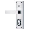 Gainsborough Bright Chrome Trilock Contemporary Angular Double Cylinder