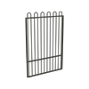 ProtectorAl 800 - 1200 x 1800mm Woodland Grey Aluminium Loop Top Pool Gate With Mid Rail