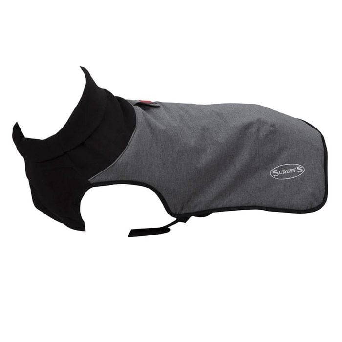 Scruffs Thermal Self Heating Dog Coat Cajun Grey 70 Cm - Xxx Large