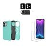 Icoverlover For Iphone 17 Case Compatible With Magsafe Tough Mint + 2x Screen + 2x Camera Lens Protectors