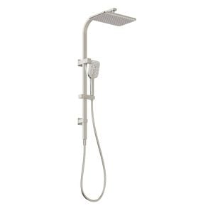 Mondella  Brushed Nickel Overture Twin Shower