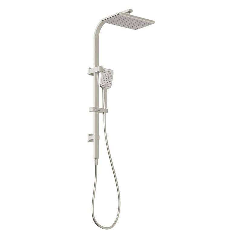 Mondella  Brushed Nickel Overture Twin Shower
