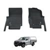 AUSGO Car Floor Mats for Volkswagen Amarok 2H Single Cab 2009-2022 All-Weather Floor Liners