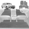 6D Diamond Car Floor Mats for Ford Falcon (FGX)2014-2016-Full Set-Grey-Outback GT