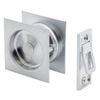 Gainsborough Satin Chrome Square Passage Sliding Cavity Door Set