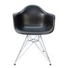 SK Designer Living | Replica Eames DAR Eiffel Chair | Plastic & Chrome - Black