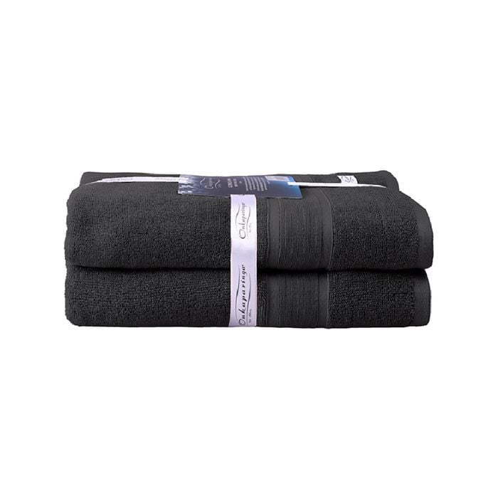 2PK Ultimate Alanya Bathroom Towel 550Gsm Castlerock