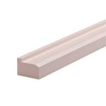 66 x 42mm 5.4m Baluster Bottom Rail H3 Pink Pine FJ Primed EBR3 LOSP