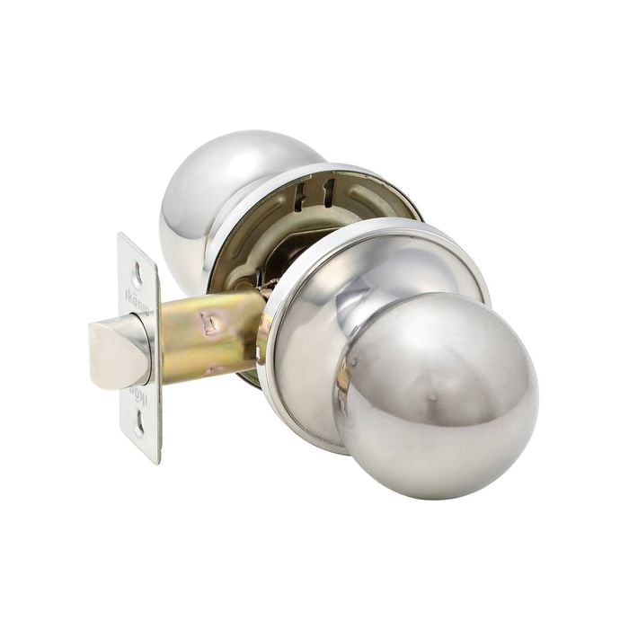 Ikonic Bright Chrome Ruby Passage Knob Set - 4 Pack