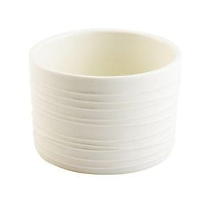 Bianco Ramekin Horizontal Lines 10x7cm Alex Liddy