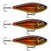 3x Rapala 14cm X Rap Haku Slow Sinking Glidebait Fishing Lures 5W - 50UV