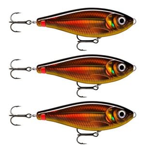 3x Rapala 14cm X Rap Haku Slow Sinking Glidebait Fishing Lures 5W - 50UV