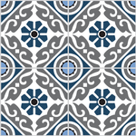 Hanwood 305 x 305mm Renaissance Vinyl Tile  - 1.86m² Per Pack