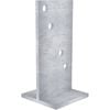 Dunnings 250 x 180 x 130mm Galvanised Bolt Down T Blade Stirrup