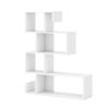 Costway 5-tier S-shaped Bookshelf Storage Bookcase Display Shelf