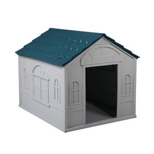 Pawz Dog Kennel Weatherproof Large, Blue